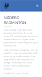 Mobile Screenshot of nifbadminton.dk